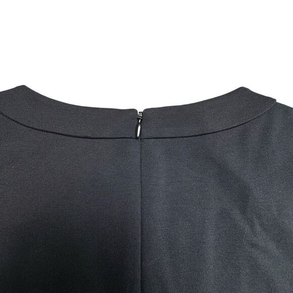 Kate Spade Ponte Scallop Hem 3/4 Sleeve Crew Neck Top Blouse Women’s Size 4‎ - Picture 5 of 10